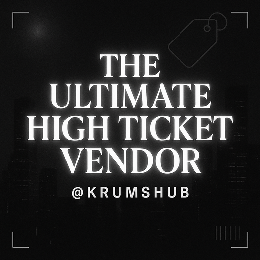 Ultimate High Ticket Vendor